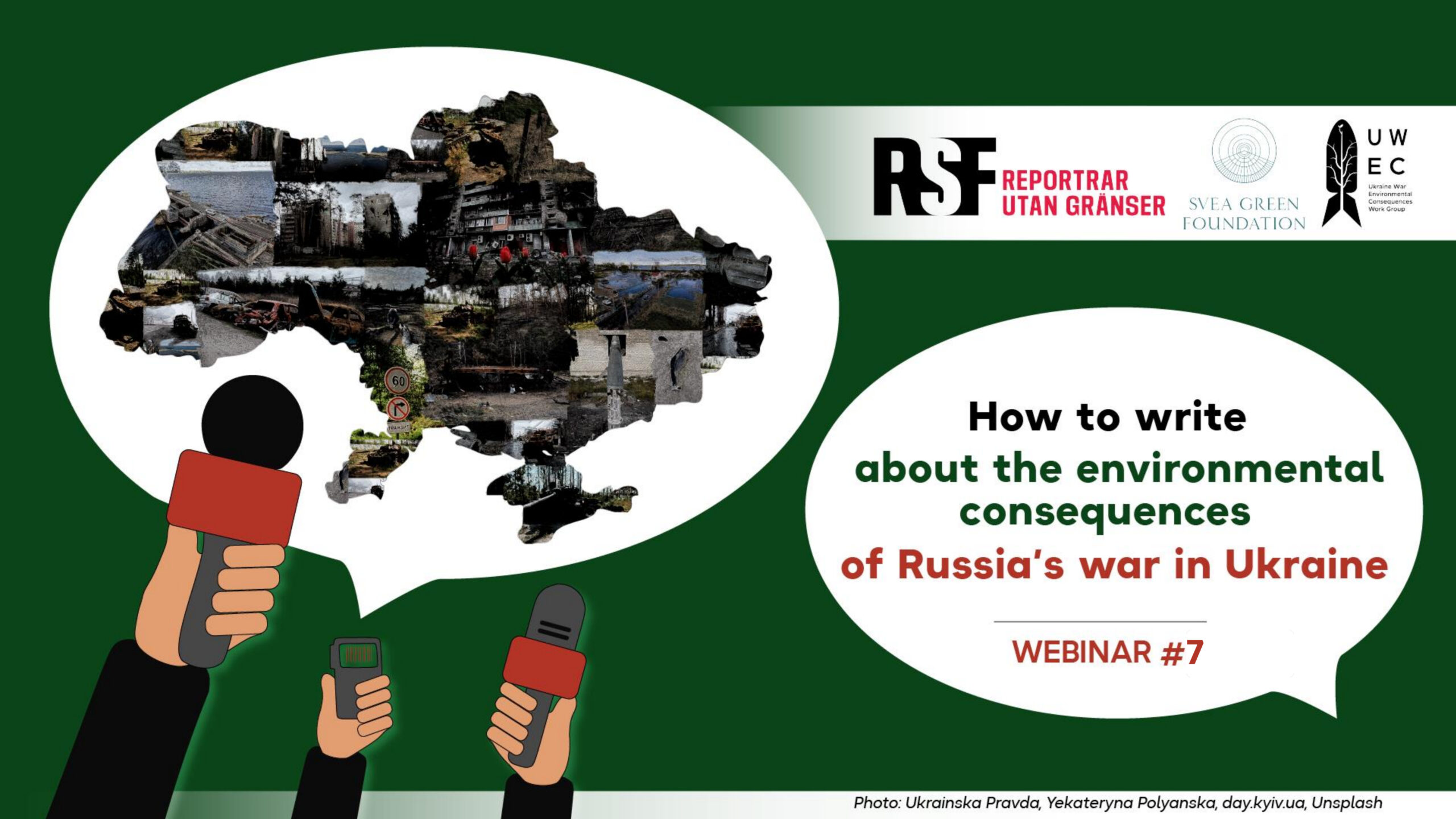 UWEC Work Group webinar: How to write about the environmental consequences of Russia’s war in Ukraine